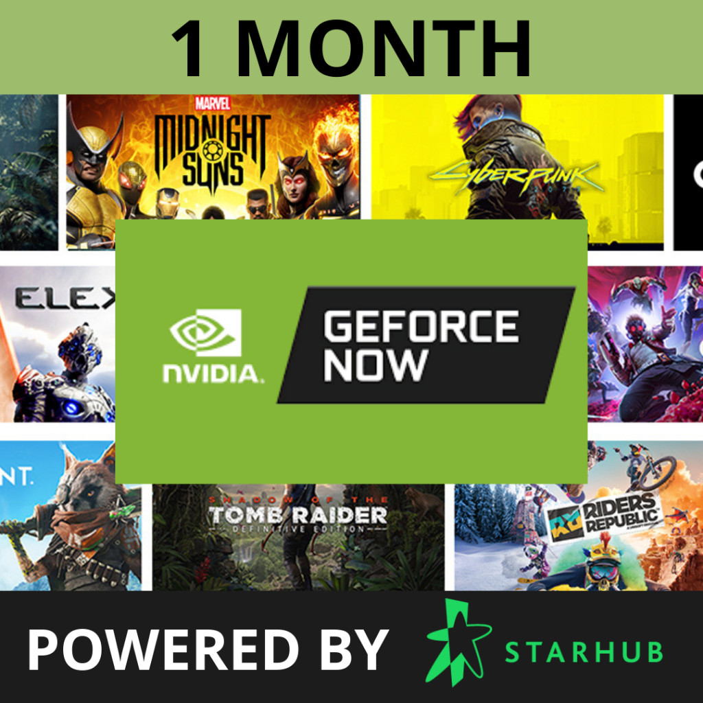 GeForce Now Cloud Gaming Starhub Singapura 1 Bulan Private