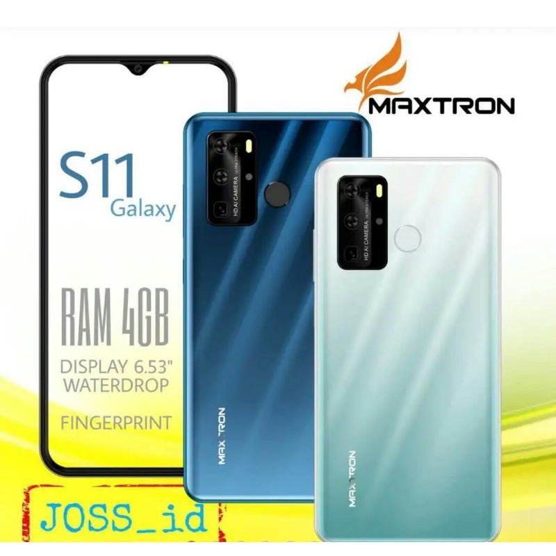 MAXTRON S 11 GALAXY HP ANDROID 4 GB ROM 32 GB GARANSI RESMI