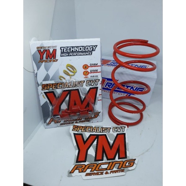 ABOLAILSHOP  paket per cvt perganda 2000 rpm beat karbu /  ym racing / beat karbu / beat fi / beat e