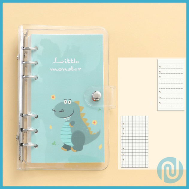 

Buku Binder Catatan Notebook Horizontal Grid Ring Snap