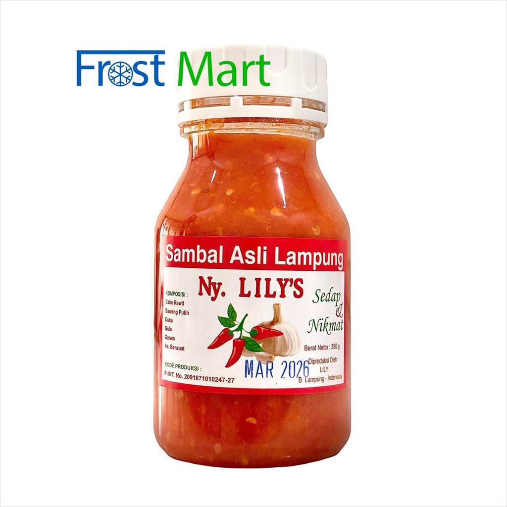 

Sambal Lampung Ny. Lily 350Gr