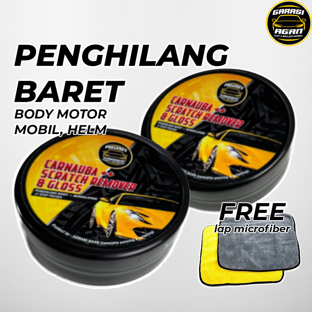 GARASI AGAN Penghilang Baret Mobil dan Motor Carnauba Scratch Remover