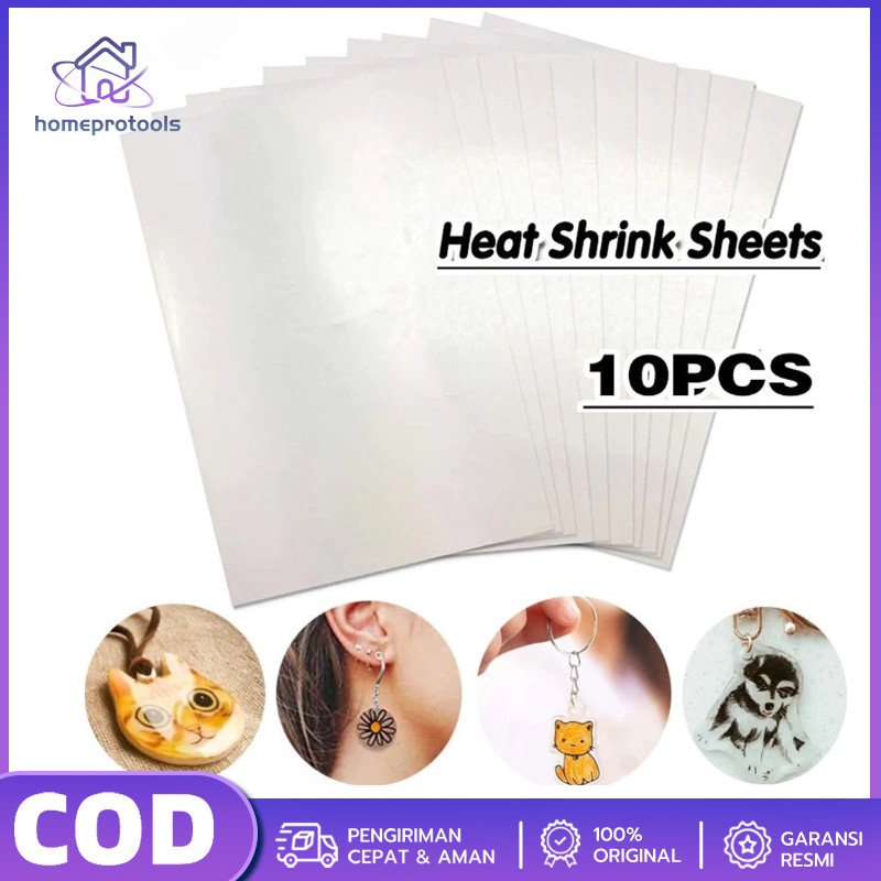 

HEAT SHRINKING PAPER SHRINK PAPER SHRINKY DINK PLASTIC 0.3 mm Size A4