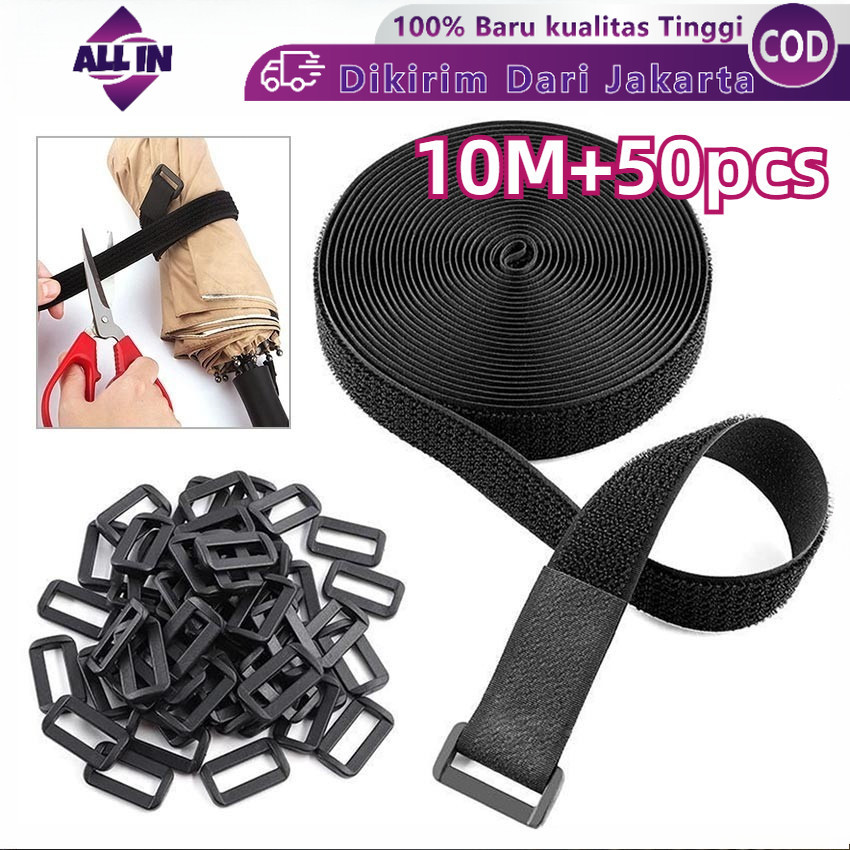 

10Meters Velcro Cable Tie Organizer / Pengikat Kabel Berperekat / Velcro Strap Cable