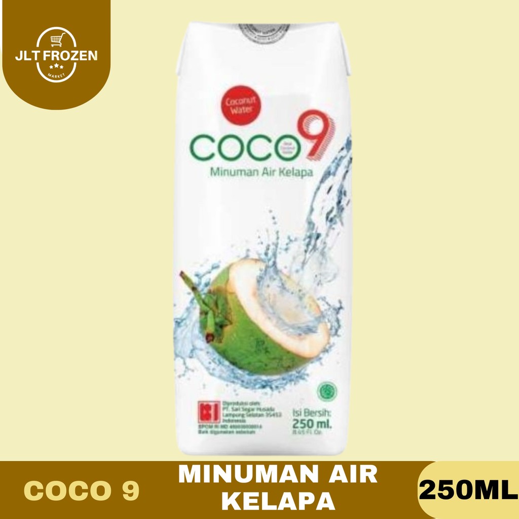 

Coco 9 Coconut Water 250ml / Minuman Air Kelapa / Minuman Kelapa