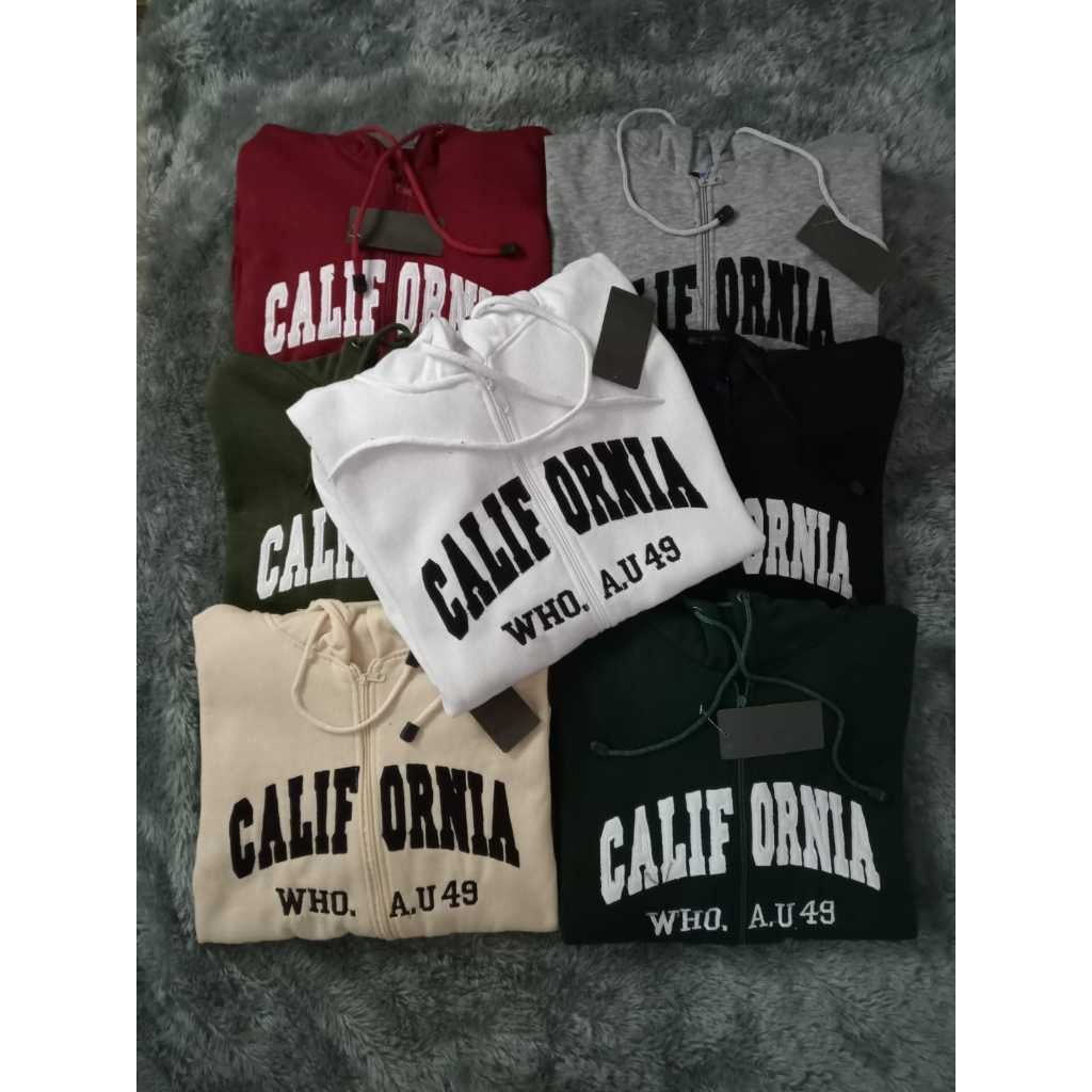 FAGRES_SHOP WHO AU CALIFORNIA l JAKET HOODIE WHO.AU CALIFORNIA FULL HANGTAG