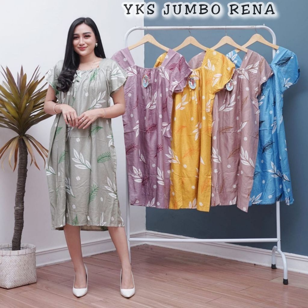DASTER YUKENSI JUMBO SENA LD 100 DRESS BUMIL DASTER KEKINIAN MEKAR HOME DRESS MEKAR HOME DREES DRES 