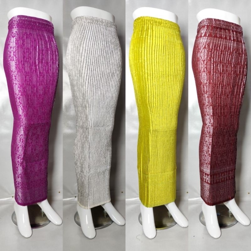 BORONGDAY rok songket // rok songket plisket // rok batik songket // rok songket span // rok plisket