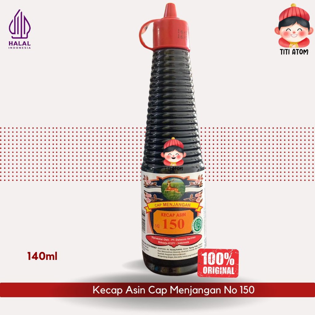 

Kecap Asin Cap Menjangan 150 140ml