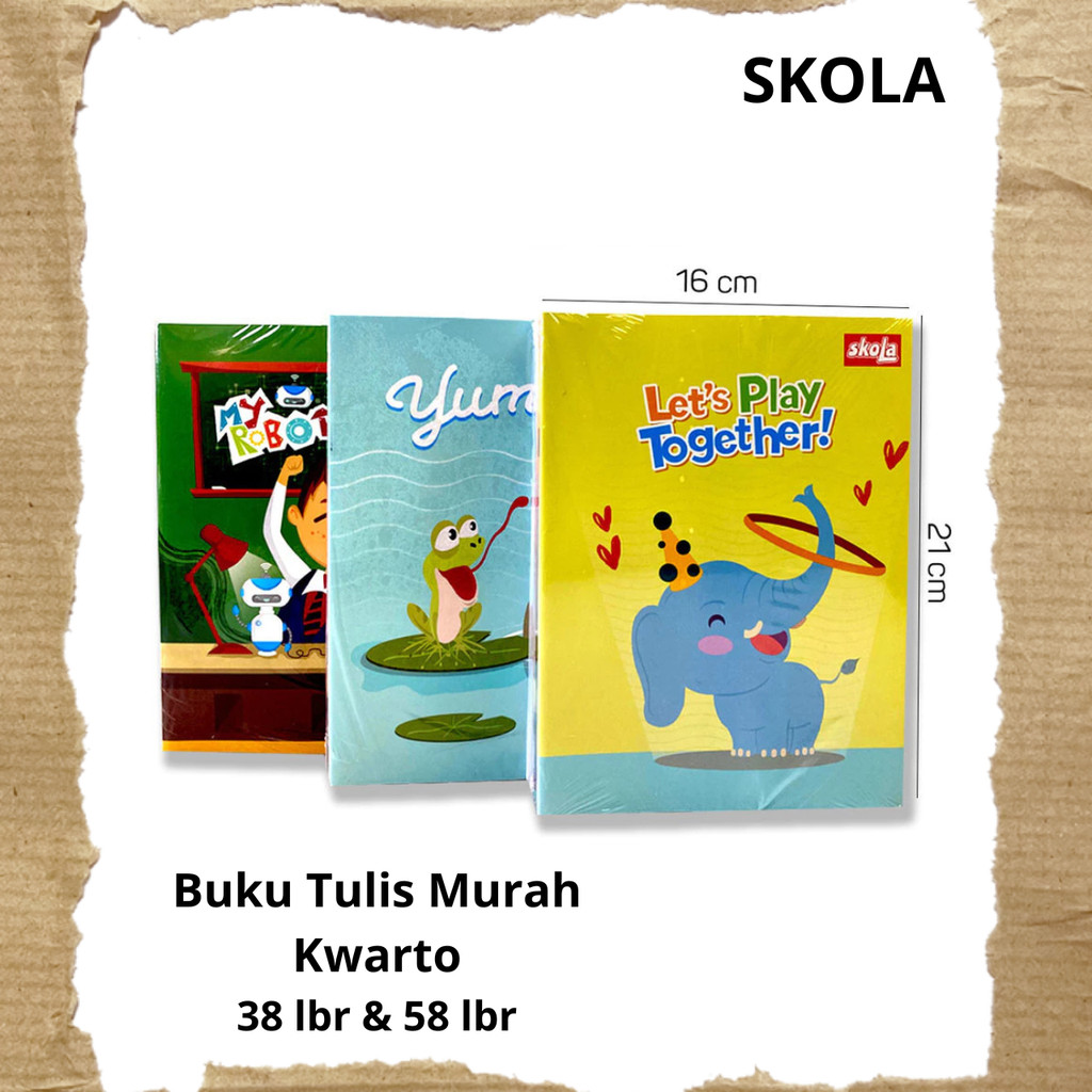 

Skola Buku Tulis Kwarto Murah