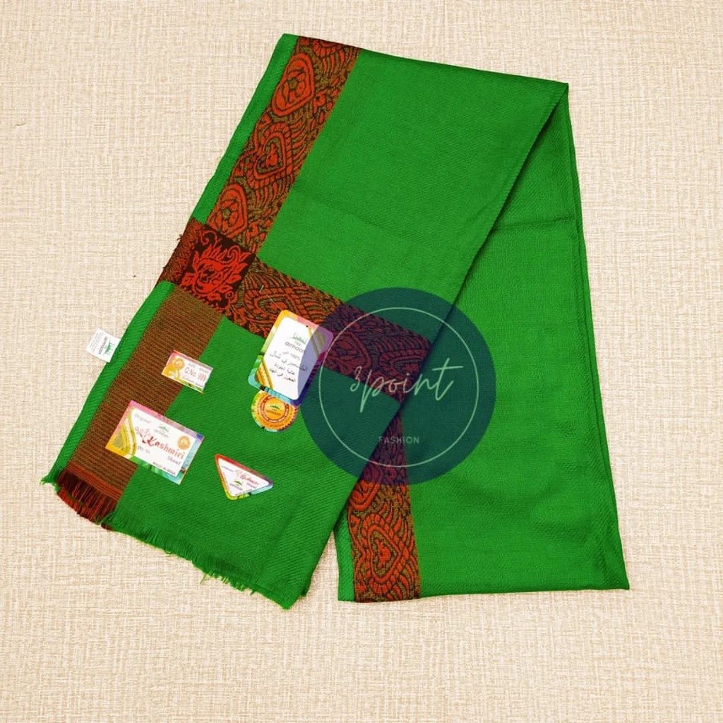 SORBAN KASHMIRI HIJAU ARIFAT ARMAAN WARNA LENGKAP terlaris