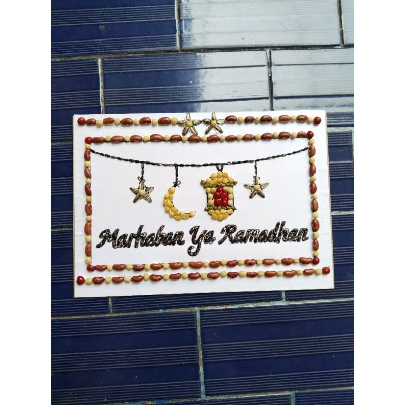 

kolase biji bijian tema ramadhan