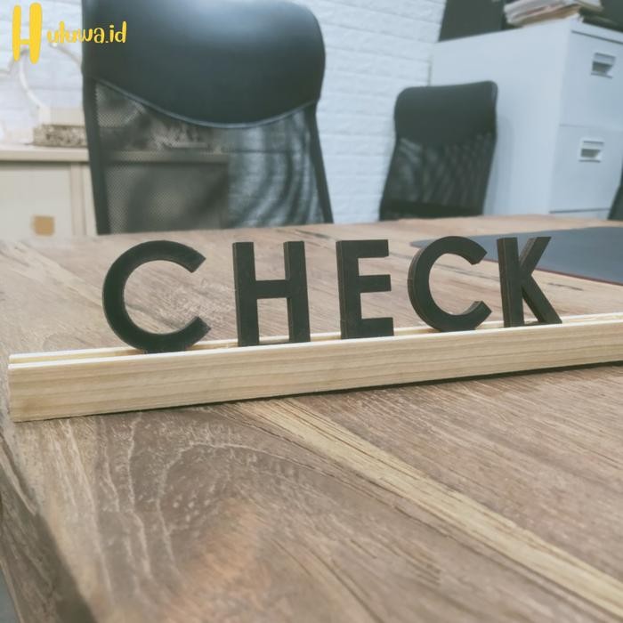 

Promo Papan Menu Cafe Kayu Dinding / Letter Board Cafe (Papan Kayu Only) terlaris