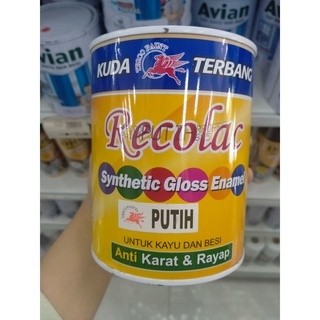 Cat Kayu dan Besi Recolac Kuda Terbang 1KG
