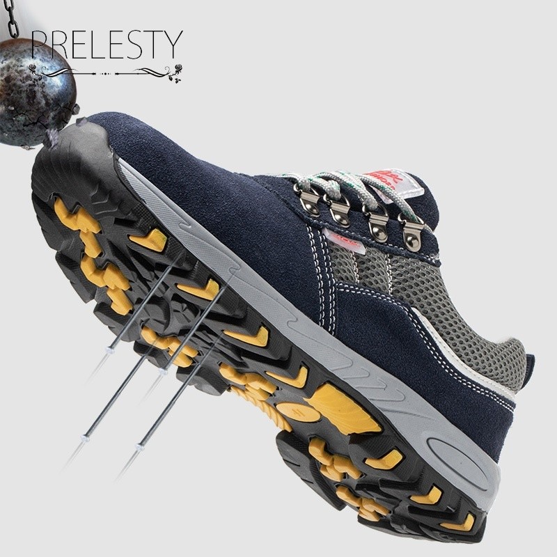 CUCI GUDANG CUCI GUDANG PROFESIONAL KULIT ASLI SEPATU SAFETY BOOTS PRIA SAFETY UJUNG BESI KERJA