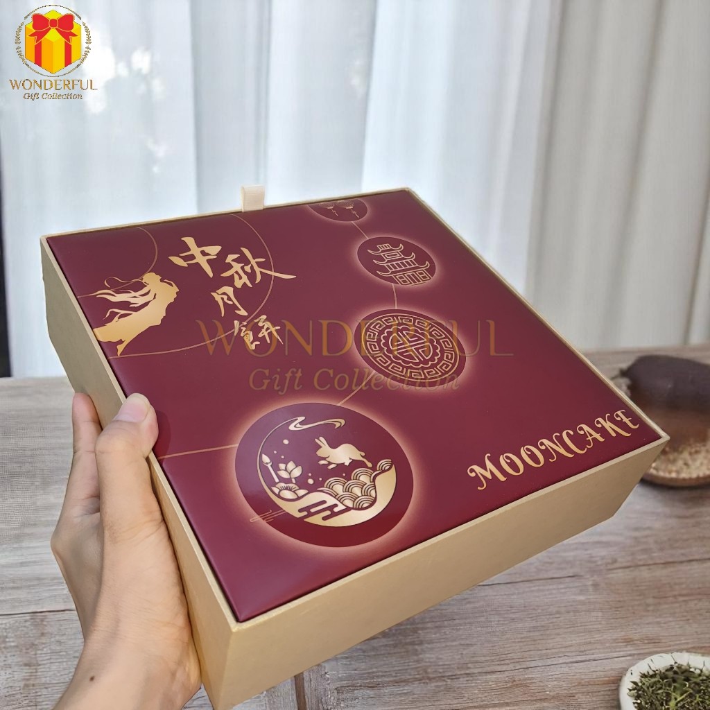 

Hardbox Mooncake Kotak Kue Bulan Model Bantal (1SET) MC-SLID
