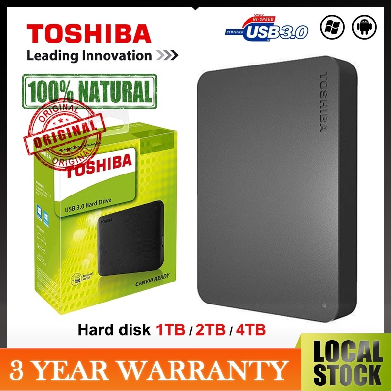 hardisk eksternal ORIGINAL Toshiba 1tb 2tb 4tb hard disk external USB3.0 HDD 2.5" Portable hard driv