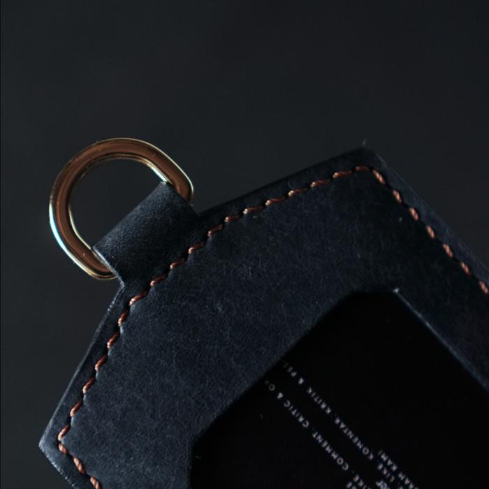 

Whitehouse Lanyard - Badalassi Carlo Italian Leather - Pueblo Navy - Free Black Lace