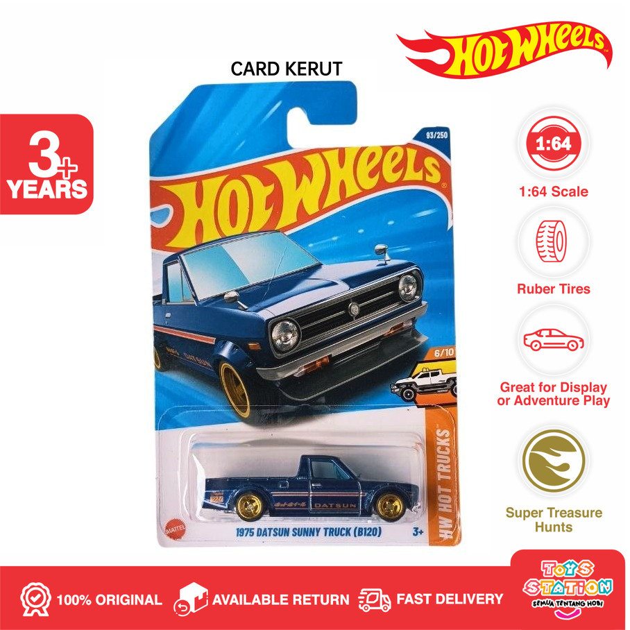 Hot Wheels Super Treasure Hunt STH 1975 Datsun Sunny Truck (B120) THS