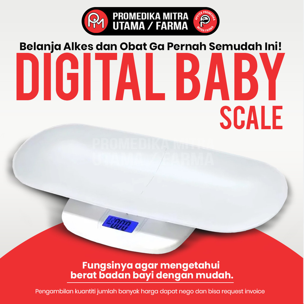 Serenity Timbangan Digital Bayi BB-2052  | Digital Baby Scale | Timbangan Badan Digital