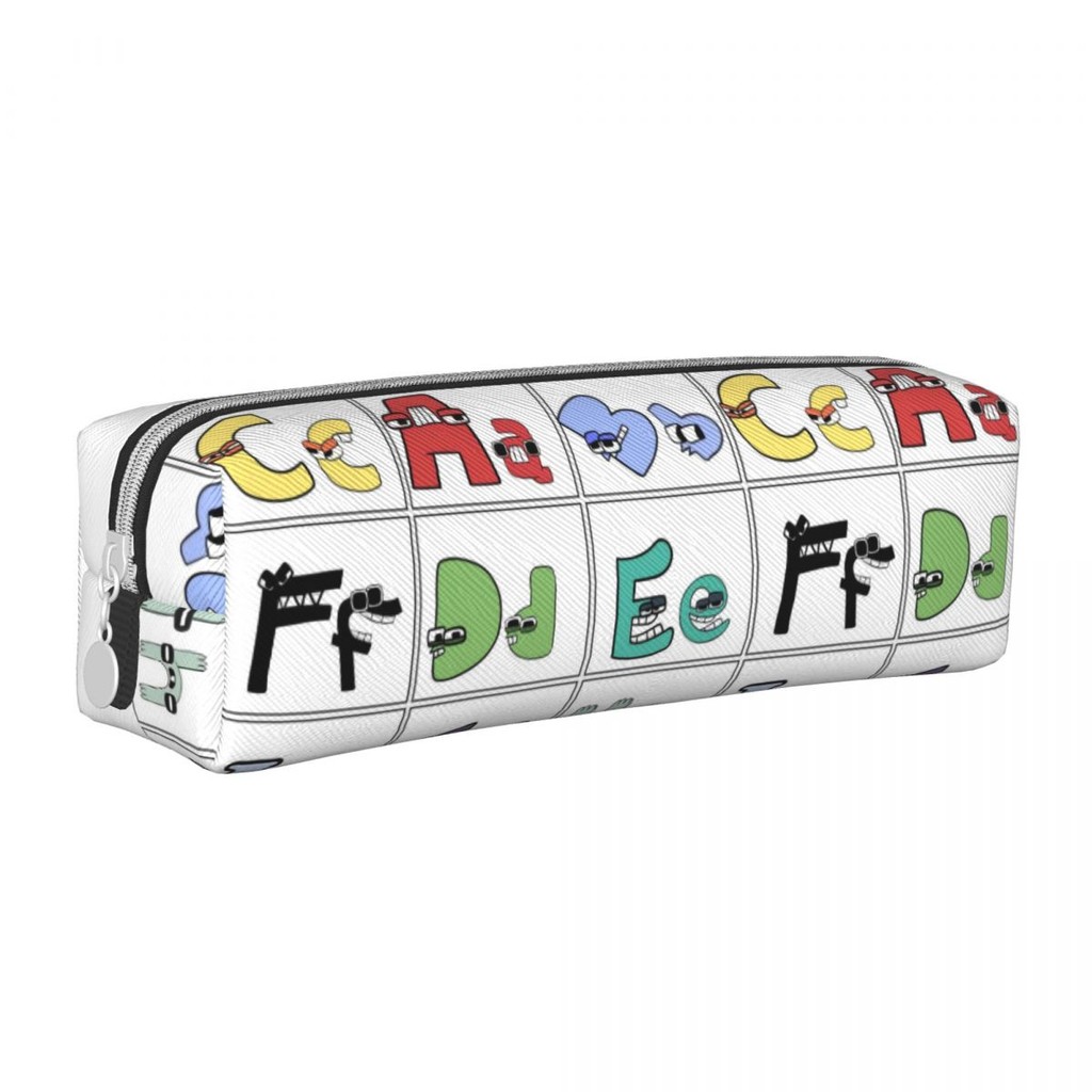 

New Learning Alphabet Lore Pencil Cases Letters Pencil Box Pen for Student Large Storage Bag Office Gifts Accessories