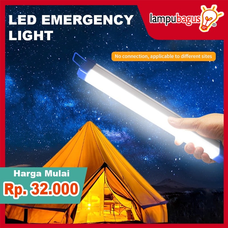 Lampu Neon Led Panjang Emergency / Bohlam LED USB Portable / Lampu Emergency LED USB Charger Lampu D