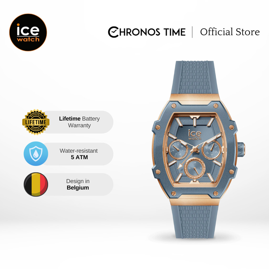 Jam Tangan Wanita Ice Watch ICE Boliday - Horizon Blue 40mm [023900]