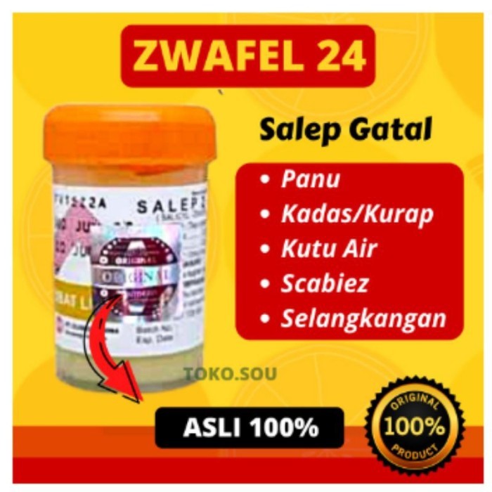 Salep Zwafel 24  100 Salep Gatel Kudis Kurap Kutu Air Panu