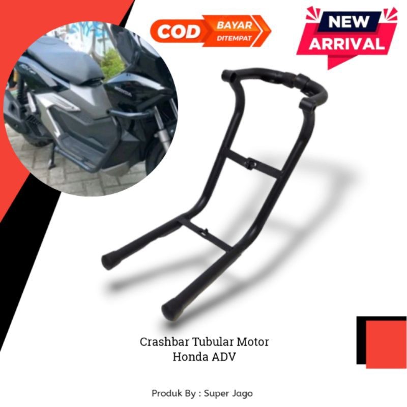 Crashbar Tubular ADV 150 ADV 160 Plus Dudukan Lampu Tembak