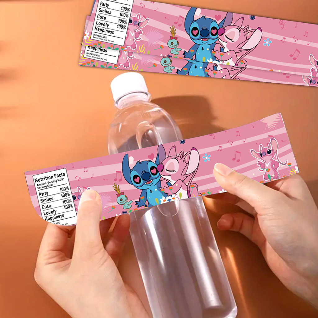 

WYNOLSHOP21 (10PCS) STICKER BOTOL SANRIO LUCU / STIKER TEMPEL BOTOL AIR 20 X 6 CM SANRIO FAMILY