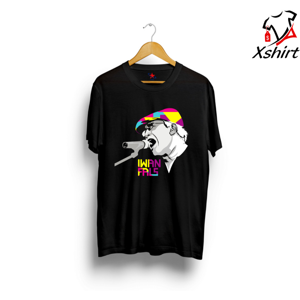 Baju Kaos Musik Iwan Fals | Tshirt Cotton Iwan Fals Art Style