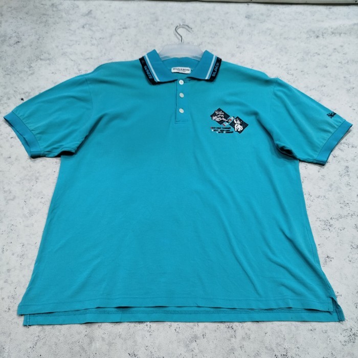 Kaos kerah BLACK&WHITE MADE IN JAPAN