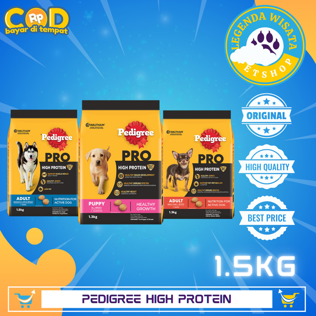 Pedigree Pro High Protein 1.3kg