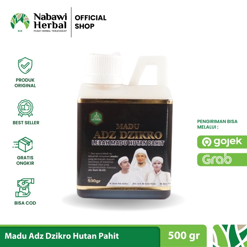 

ADZ DZIKRO - Madu Adz Dzikro Hutan Pahit 500gram