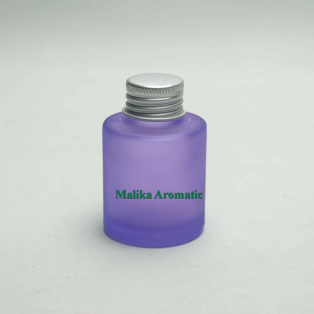 Serum 20 ml Kaca RF Biru Frossted Tutup Alumunium / Botol Kosmetik / Botol Serum / Serum Kaca Ulir /