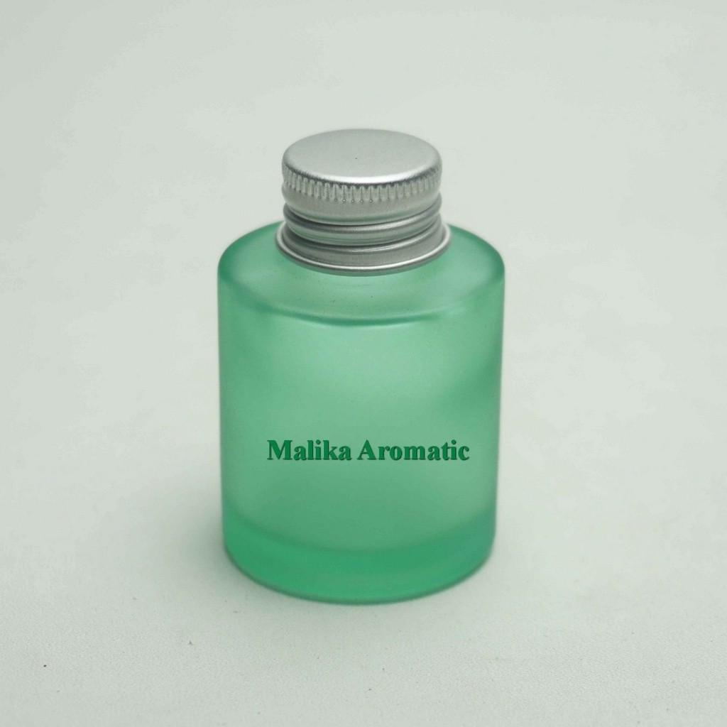 Serum 20 ml Kaca RF Hijau Frossted Tutup Alumunium / Botol Kosmetik / Botol Serum / Serum Kaca Ulir 