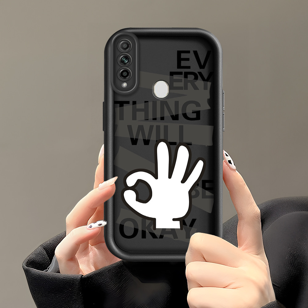 OPPO A31 2020 Fashion Simple Pattern Lensa inklusif lengkap Soft Silicone Phone Case HP Softcase Cas