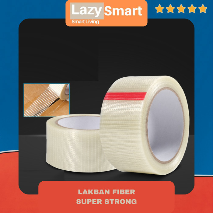 

Lakban Super Kuat Grid Fiber Super Strong Kasa Fiberglass Perban Plafon Gypsum