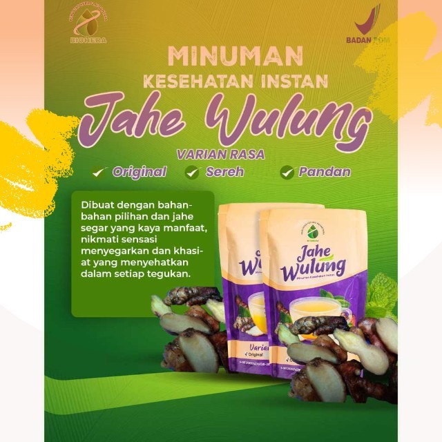 

Minuman serbuk jahe wulung minuman kesehatan murah dan berkualitas
