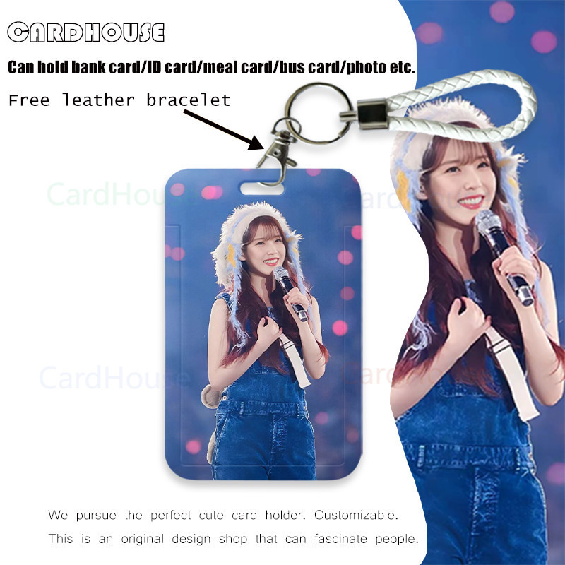 ( CardHouse ) ID CARD HOLDER Celebrity IU LUCU LT22 Tempat Kartu Photocard Photo Card KARTUN