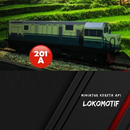 Miniatur Kereta Api Indonesia Mainan Seri KRL Commuter Line 01 - KRL-205B