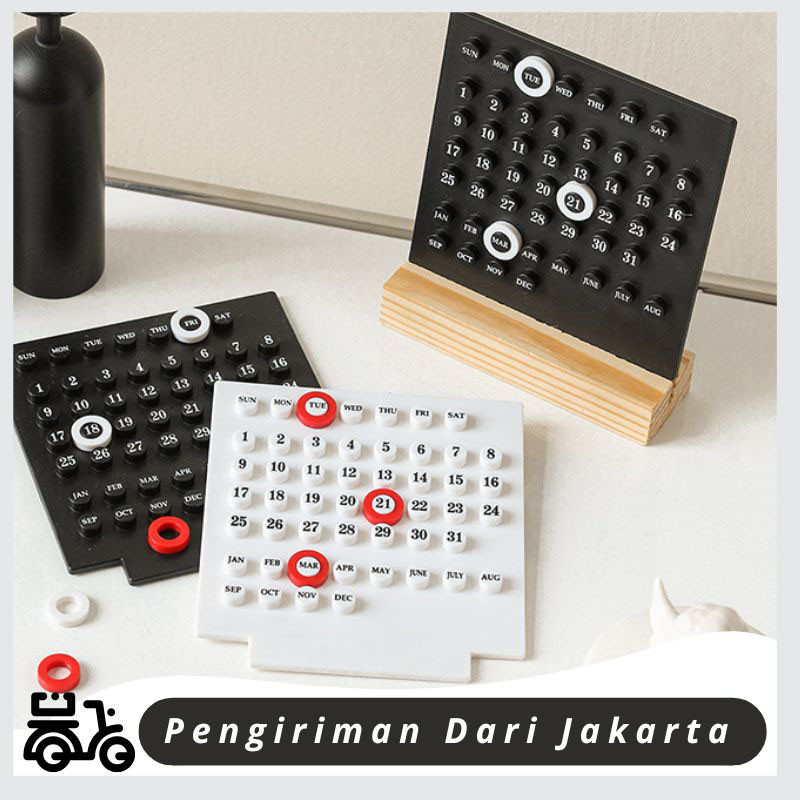 

Kalender Desktop Kalender Abadi Kalender Buatan Tangan Diy Dekorasi Desktop Diy Hadiah Diy