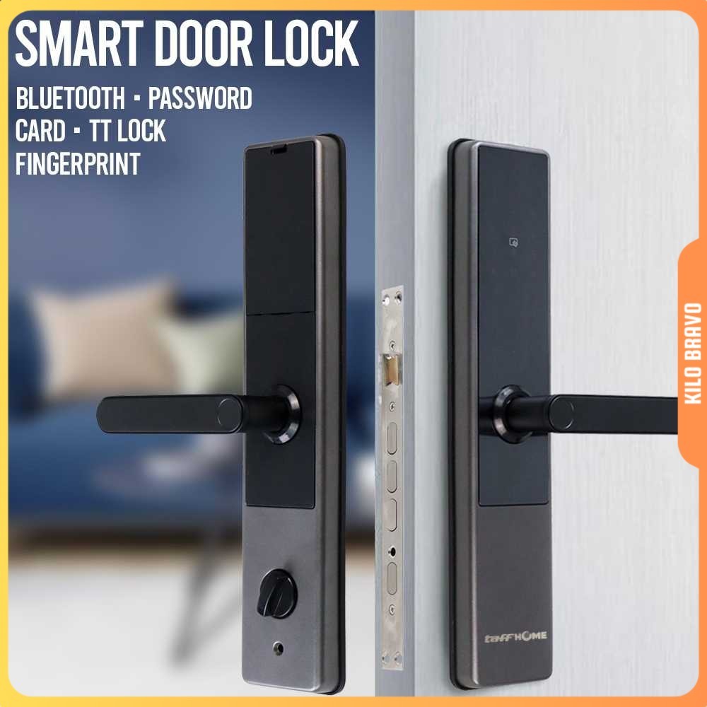 TaffHOME Smart Door Lock Bluetooth Password Fingerprint Card TTLock - A3F