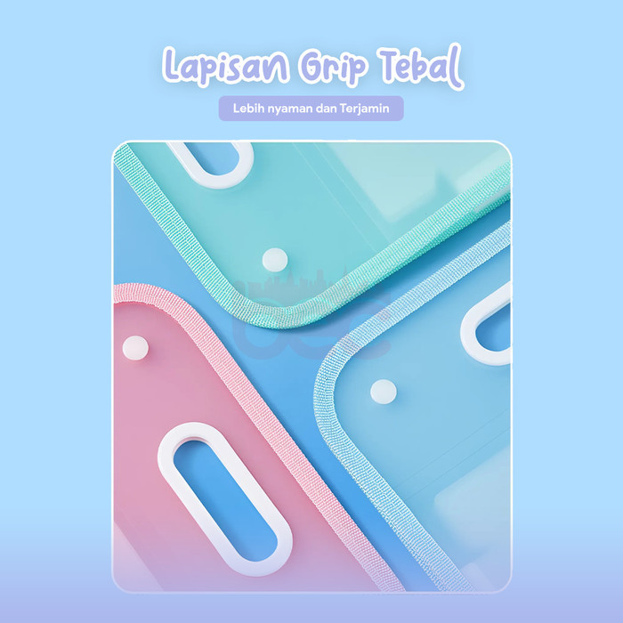 

[BEC] Tas File Handle Warna Transparan Anti Air Multi Layer | Folder Tas File 13 Sekat Map | Tas Dokumen A4 Folder Map Kerja Document - Putih