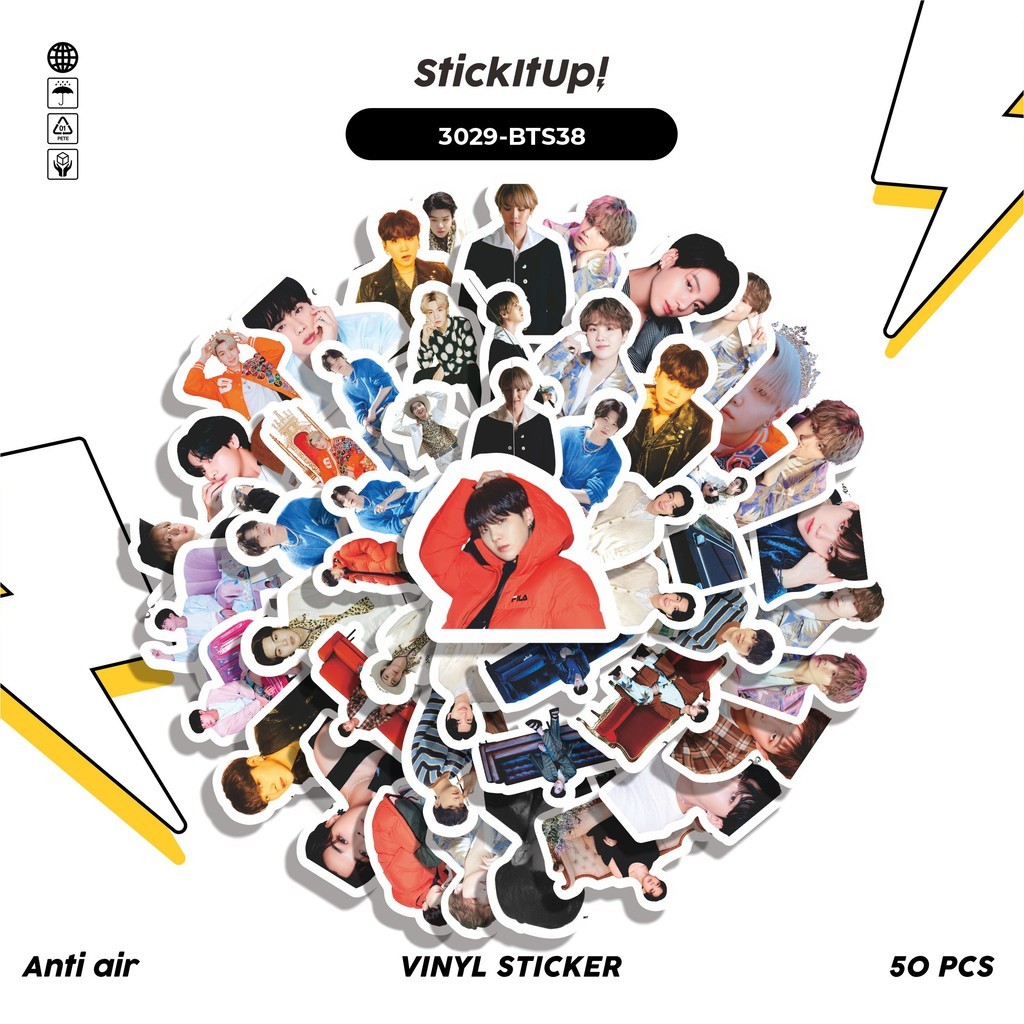 

COD✨ 50 Pcs Stiker SUGA SERIES 05 Lucu Anti Air Untuk Dekorasi Notebook Sepeda Skateboard Handphone DIY