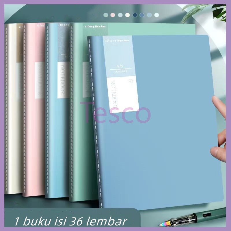 

Tesco Notebook warna A5/B5 Morandi (36 lembar）
