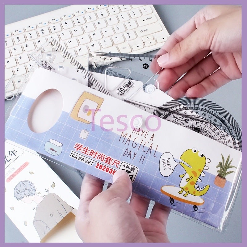 

Tesco PENGGARIS PLASTIK 1 SET 4 MODEL / RULER
