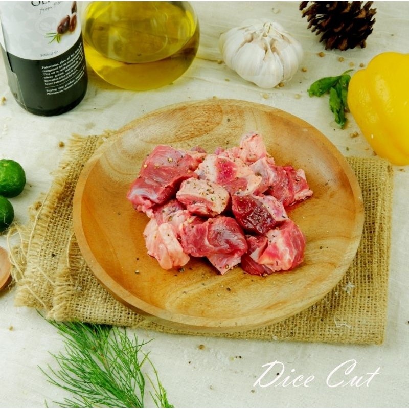 

WAHYU BEEF - DICE CUT GRASS FEED ORGANIK 500GR - DAGING SAPI POTONG DADU