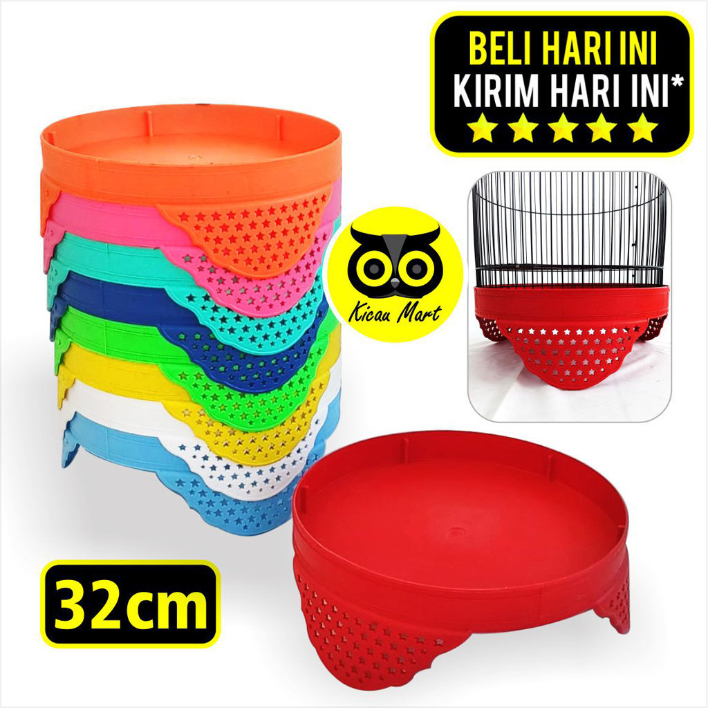 KICAU MART TEBOK LOVEBIRD MOTIF BINTANG BAHAN PLASTIK TEBAL TEBOK SANGKAR KANDANG BURUNG LOVE BIRD T