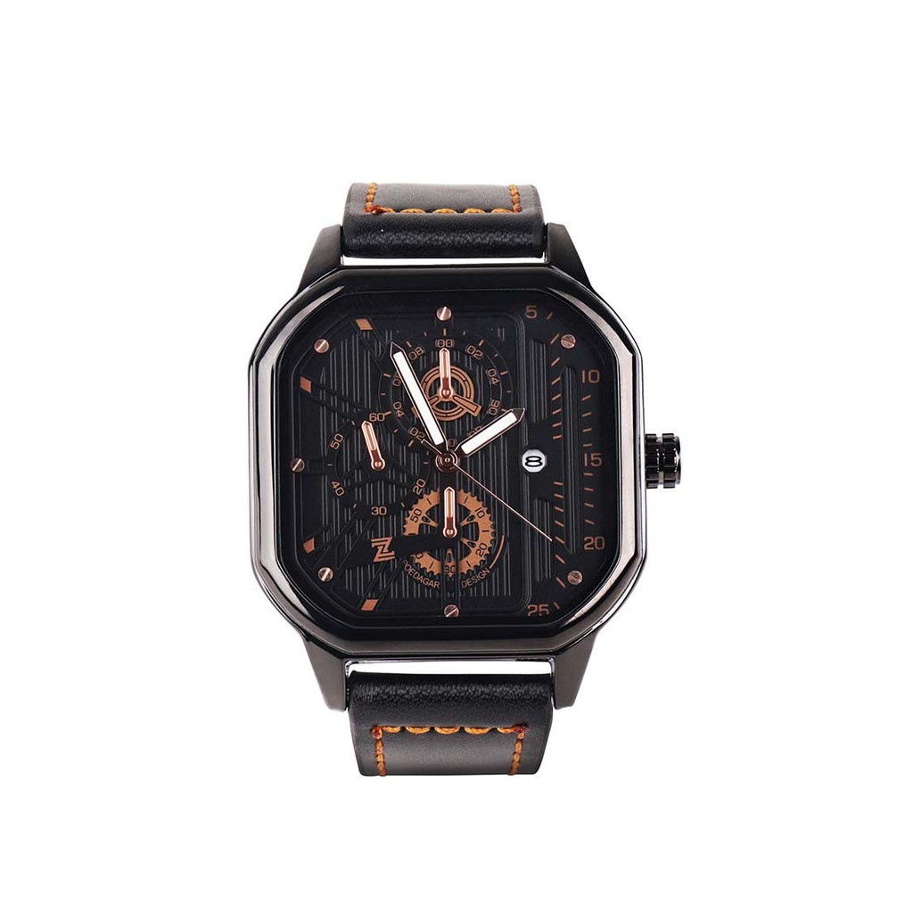 Jam Tangan Mewah Asli Pria ZIGMA ZZ116015H2, Desain Estetika, Anti Air, Bahan Stainless Steel, Gaya 